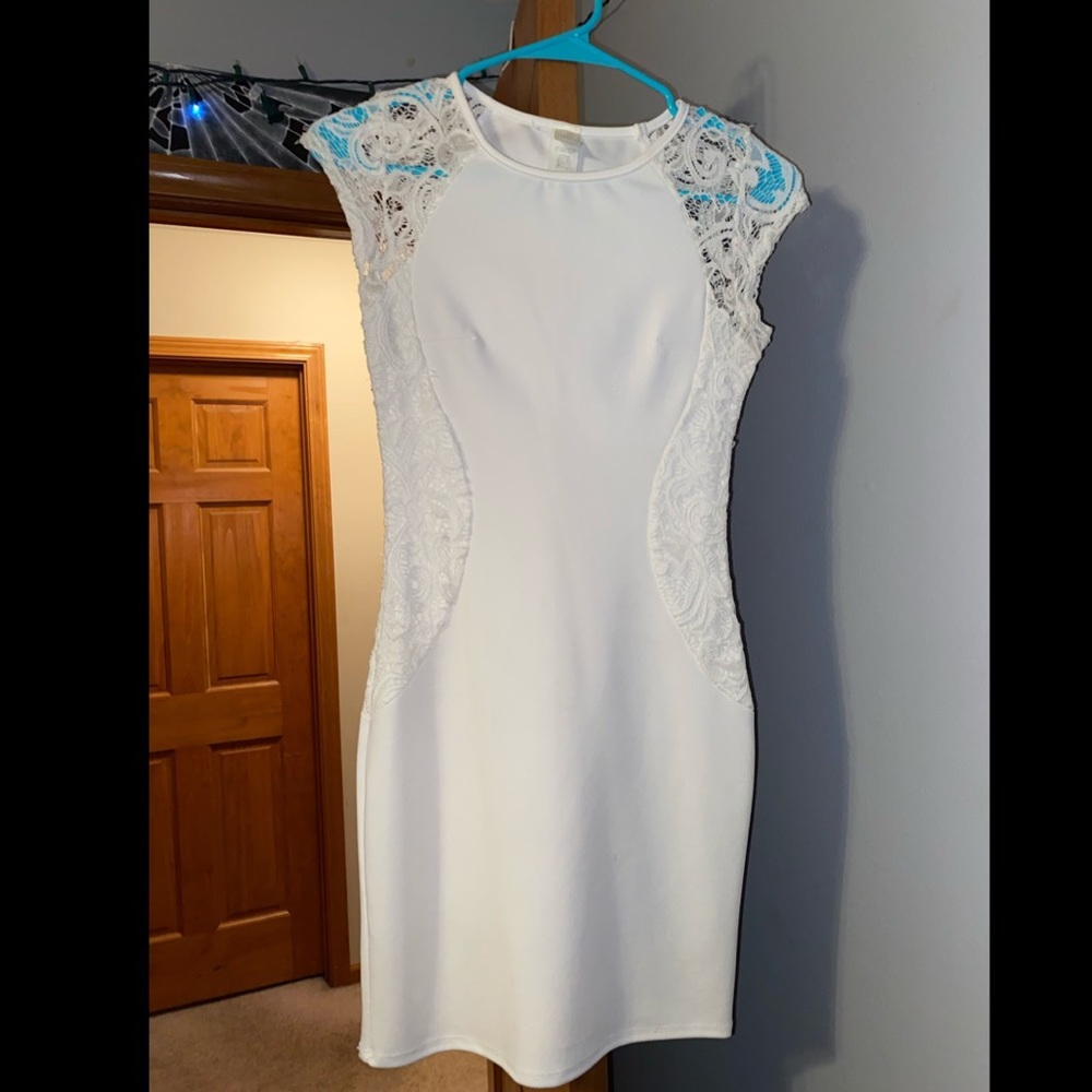 White Fitted Dress